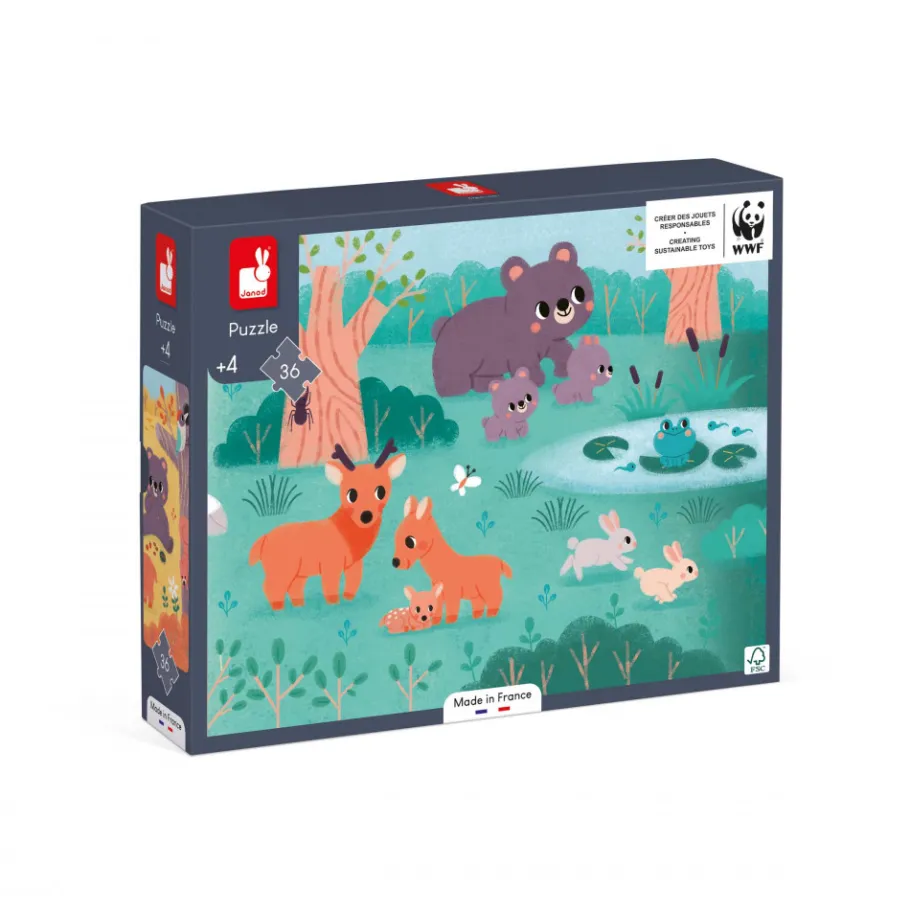 Janod Puzzle Panoramico 4 Stagioni - 36 Pz