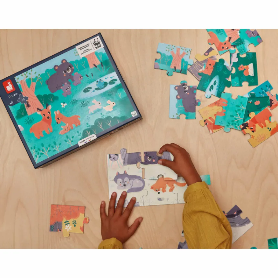 Janod Puzzle Panoramico 4 Stagioni - 36 Pz