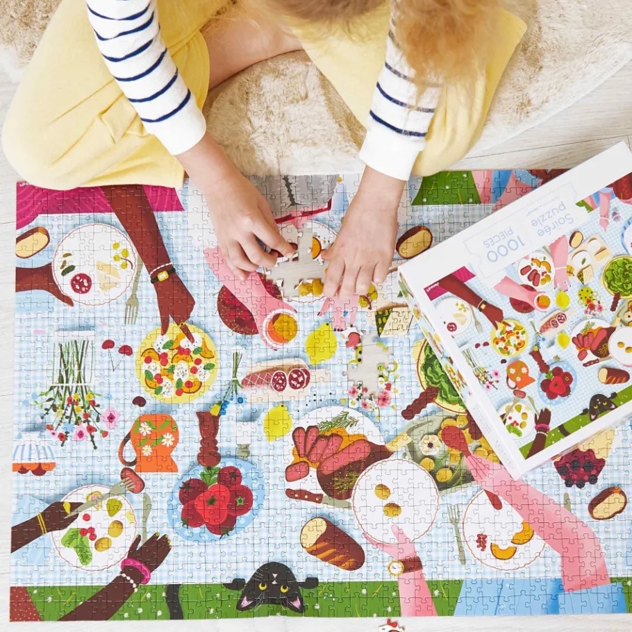 Janod Puzzle Pasto in Famiglia 1000 pezzi
