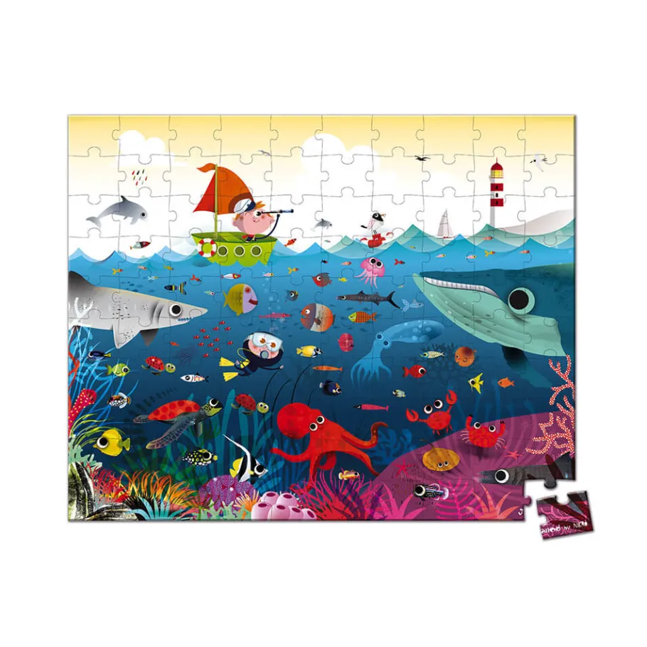 Janod Puzzle Sottomarino 100 pezzi