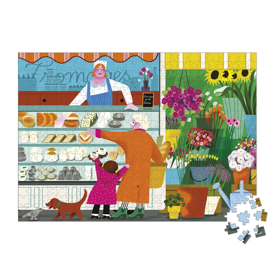 Janod Puzzle Sul Mercato 500 pezzi
