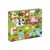 Janod Puzzle Tattile Gli Animali della Fattoria 20 pezzi
