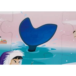 Janod Puzzle Tattile la Vita Sulla Banchisa 20 pezzi