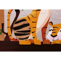 Janod Puzzle Tattile una Giornata Allo Zoo 20 pezzi