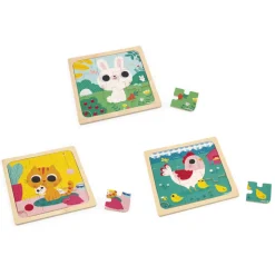 Janod Puzzle Trio
