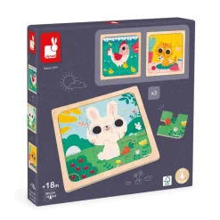 Janod Puzzle Trio