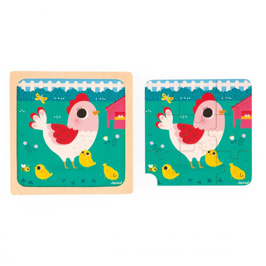 Janod Puzzle Trio