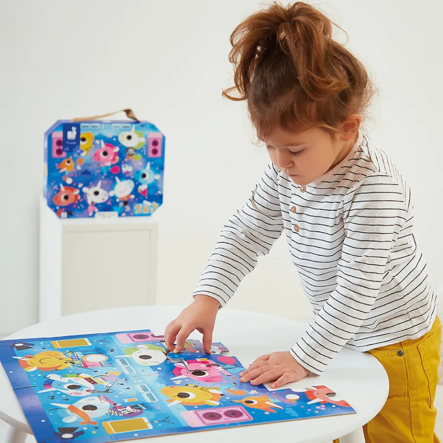 Janod Puzzle Unicorni Concerto Rock 24 pezzi