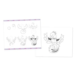 Janod Scatola da disegno creativa 20 modelli fantasy