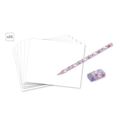 Janod Scatola da disegno creativa 20 modelli fantasy