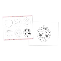 Janod Scatola da disegno creativa 20 modelli Kawaii