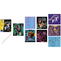 Janod Scratch art Cavalli e unicorni