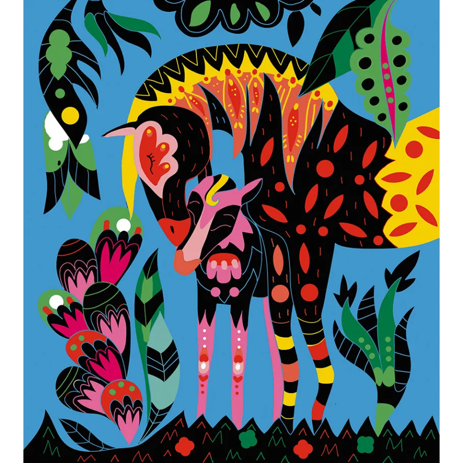 Janod Scratch art Cavalli e unicorni