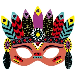 Janod Scratch art Maschere da festa