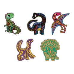 Janod Scratch art Sagome di dinosauri