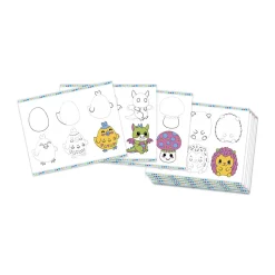 Janod Set da disegno creativo 20 colori con pennarelli glitterati