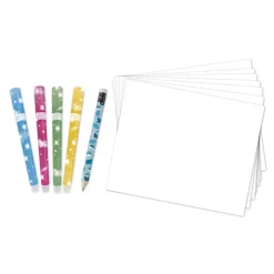 Janod Set da disegno creativo 20 colori con pennarelli glitterati