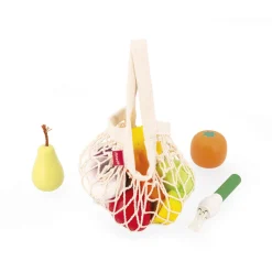Janod Set di 12 frutta e verdura Filet Nonna Sole