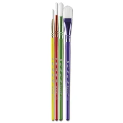Janod Set di 4 pennelli sintetici