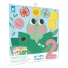 Janod Set di adesivi creativi Autour de l'étang - 2 anni