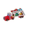 Janod Story Camion Bisarca con 4 Vetture (legno)