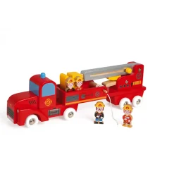 Janod Story Camion dei Pompieri Gigante (legno)