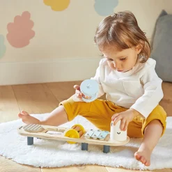Janod Supporto per il risveglio sonoro di Sweet Cocoon Caterpillar