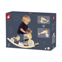 Janod Triciclo 2 in 1 a dondolo