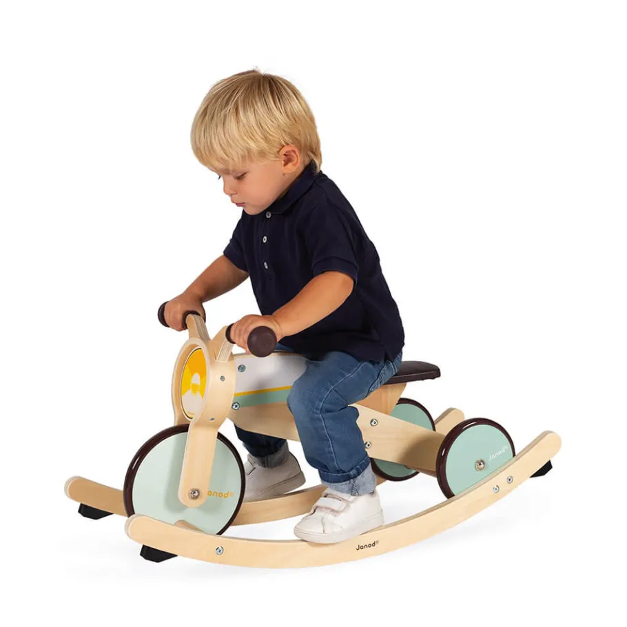 Janod Triciclo 2 in 1 a dondolo