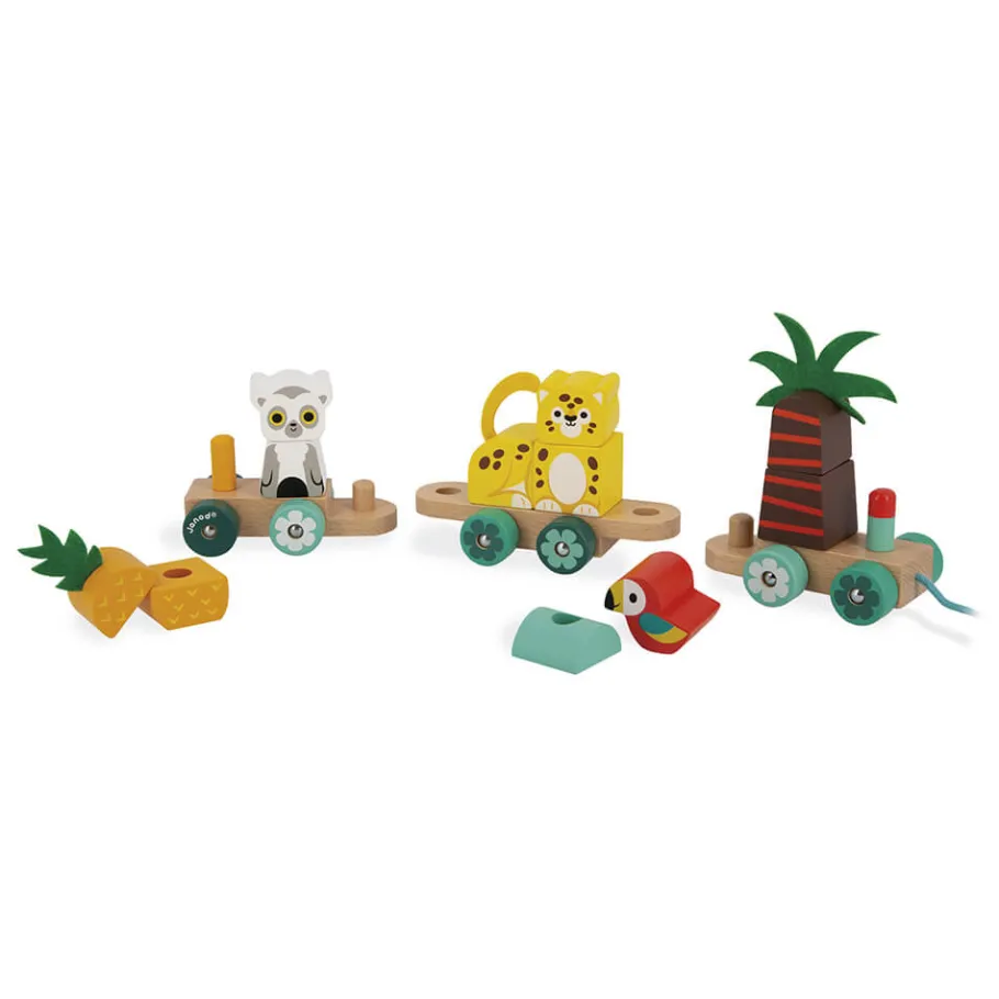 Janod Tropik - Treno Tropicale Da Trainare