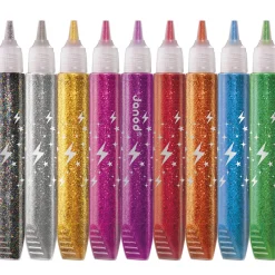 Janod Tubi di colla glitterata x9