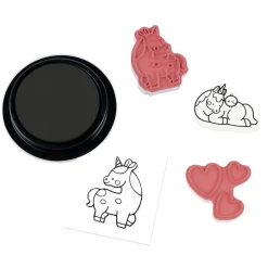 Janod Unicorn Stampinoo - 15 Timbri