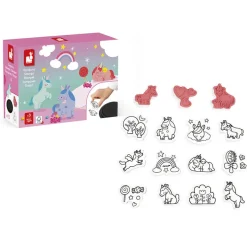 Janod Unicorn Stampinoo - 15 Timbri