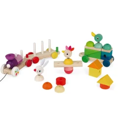 Janod Zigolos Treno Gigante Multicolore